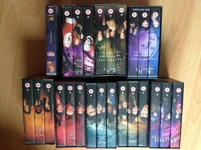Preview of the first image of Angel & Buffy The Vampire Slayer VHS boxset bundle.
