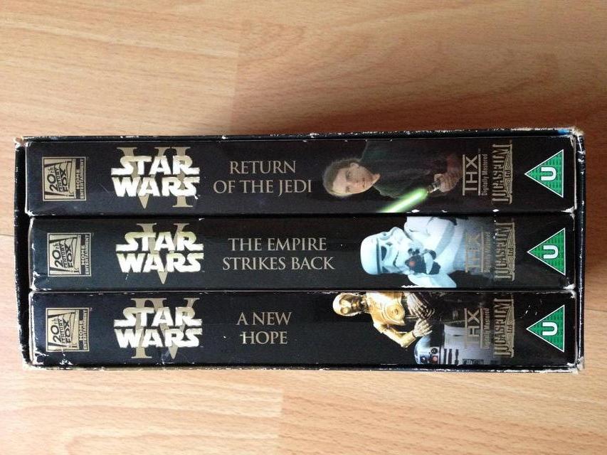 Preview of the first image of Star Wars VHS Box Set (3 x VHS).