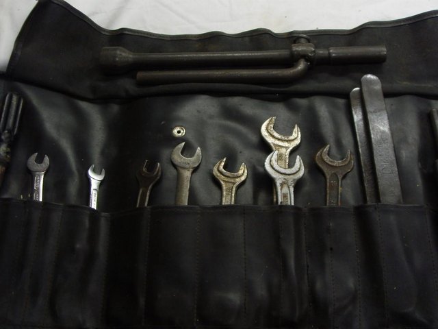 Preview of the first image of Classic 1955 mercedes ponton tool roll.