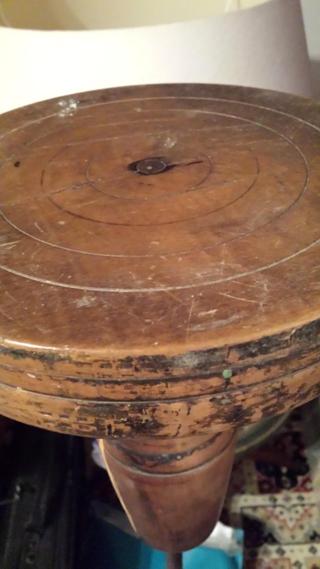 Preview of the first image of Antique vintage wheelie potters wheel. Pottery.