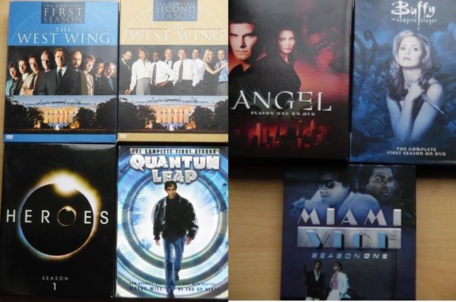 Preview of the first image of R1 & R4 DVDs -- TV boxsets & Films (some new).