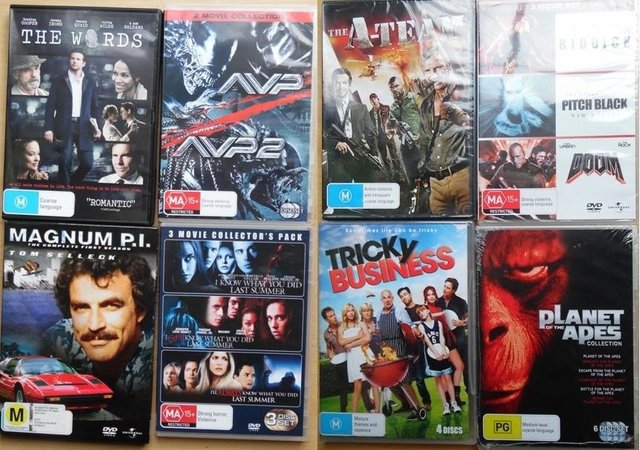 Image 2 of R1 & R4 DVDs -- TV boxsets & Films (some new)