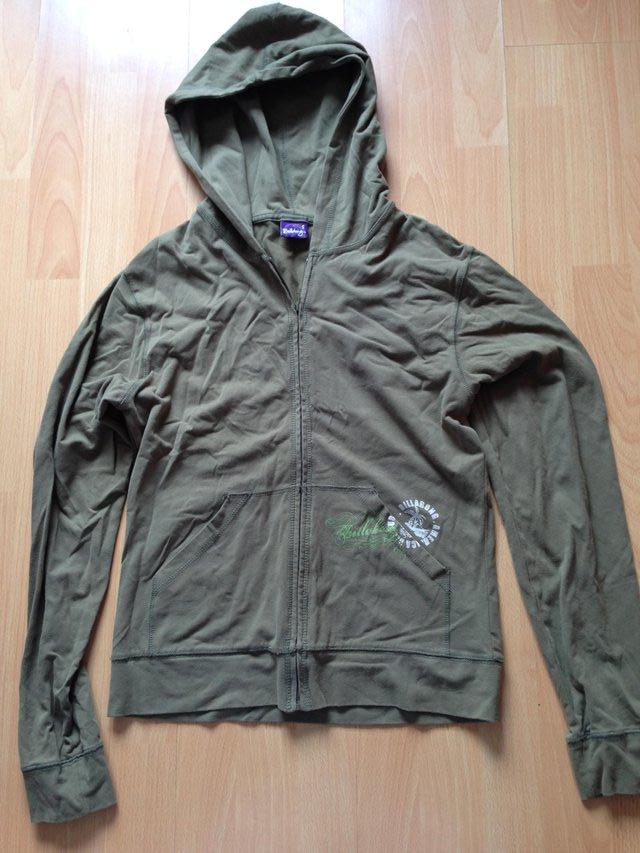 Preview of the first image of Billabong Khaki Hoodie, size S.