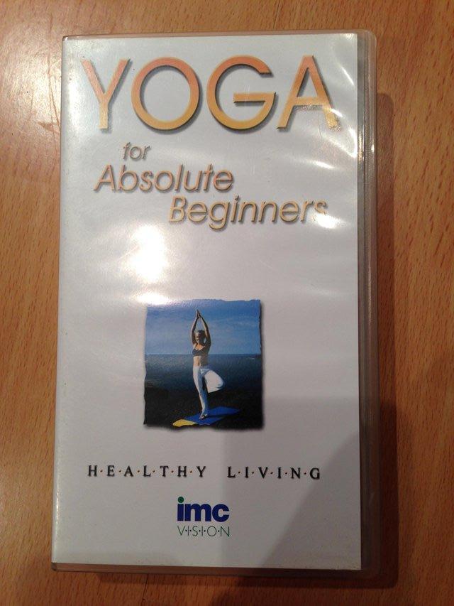 Preview of the first image of Yoga for Absolute beginners VHS.