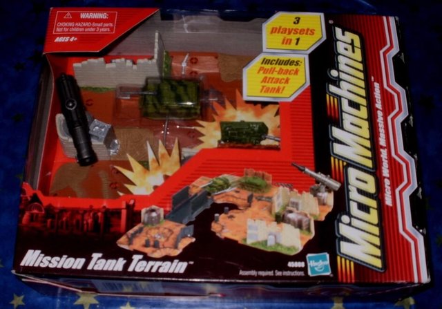 Preview of the first image of MISSION TANK TERRAIN HASBRO 2003 UNOPENED.