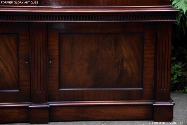 Image 52 of BEVAN FUNNELL STYLE MAHOGANY CHINA DISPLAY CABINET SHELVES