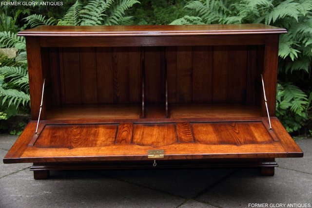 Image 46 of TITCHMARSH GOODWIN STYLE OAK BLANKET DOWER CHEST TV STAND