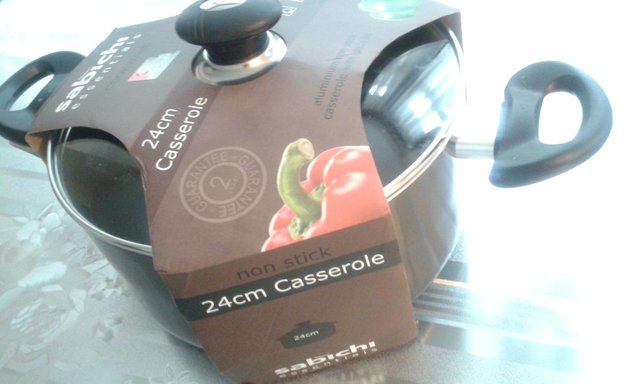 Preview of the first image of SABICHI CASSEROLE 24cm WITH GLASS LID- BRAND NEW!.