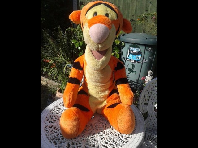Preview of the first image of HUGE TIGGER SOFT TOY. OFFICIAL FISHER PRICE.