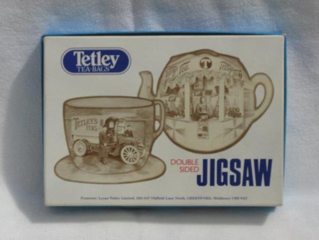 Image 2 of Tetley Tea Vintage double sided Jigsaw
