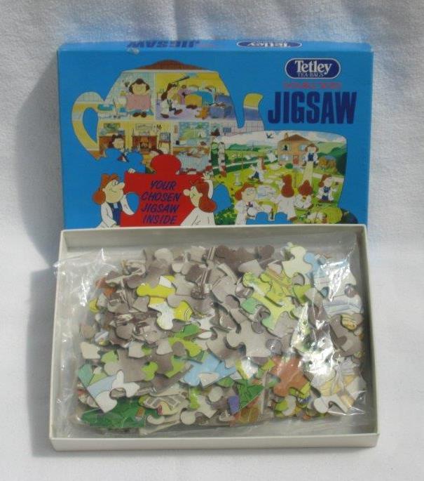 Preview of the first image of Tetley Tea Vintage double sided Jigsaw.