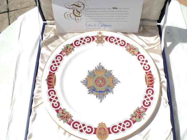 Preview of the first image of 'The Order of the Bath Plate'250th Anniversary 10.5" plate.
