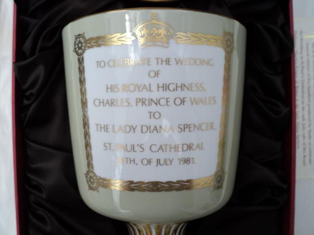 Image 6 of Royal Wedding Chalice by Spode ...AMAZING ITEM!