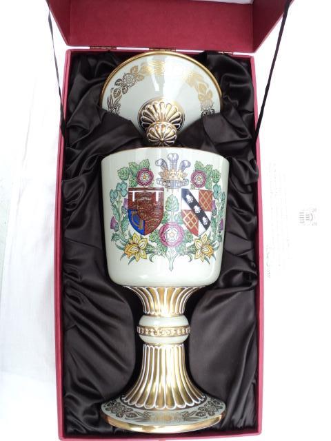 Preview of the first image of Royal Wedding Chalice by Spode ...AMAZING ITEM!.
