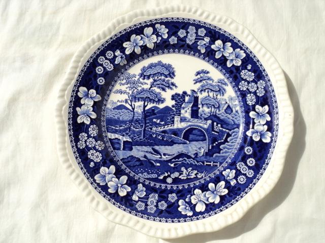 Preview of the first image of Blue Italian 10.5" Dia Plate, by SPODE.