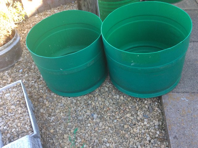 Image 2 of 2x flower tub or horse livestock water tub/bucket