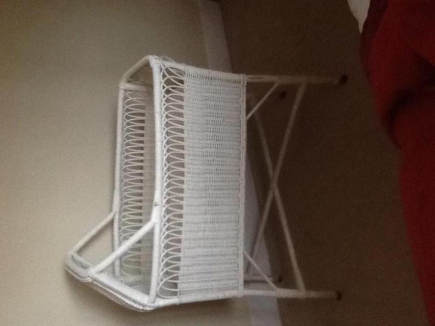 Preview of the first image of Vintage wicker crib.