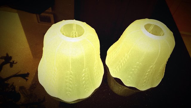 Preview of the first image of Glass lamp shades..