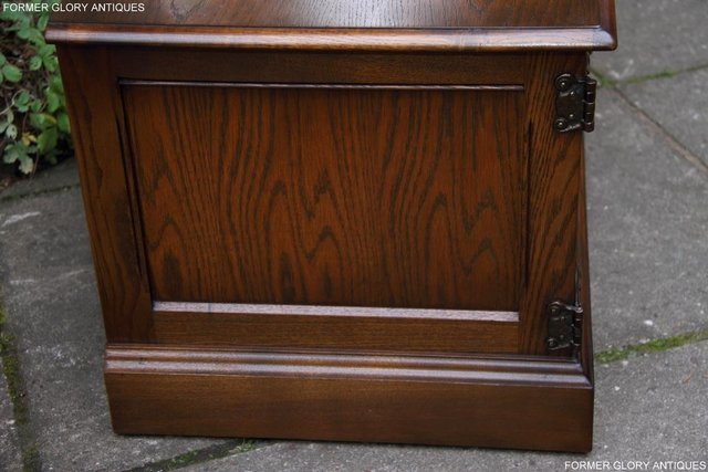 Image 20 of AN OLD CHARM LIGHT OAK HI FI DVD CD TV CABINET STAND TABLE