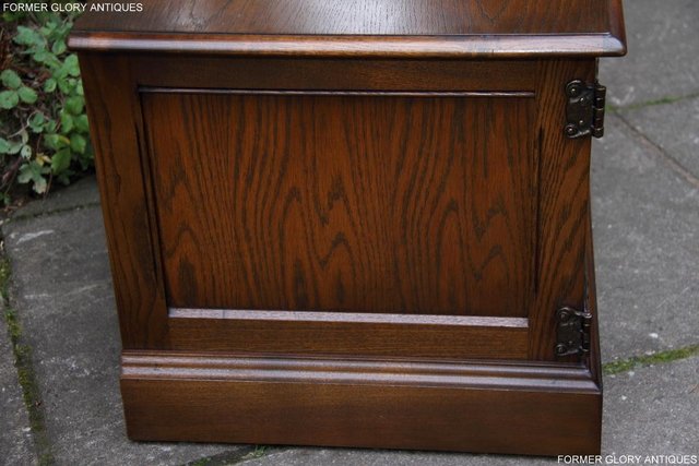 Image 38 of AN OLD CHARM LIGHT OAK HI FI DVD CD TV CABINET STAND TABLE