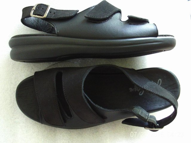 Preview of the first image of Ladies Black Sandals.