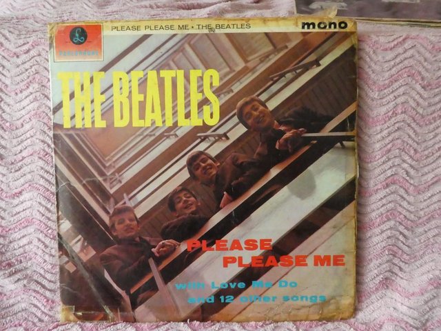 Image 2 of Beatles albums Please Please Me and White Album