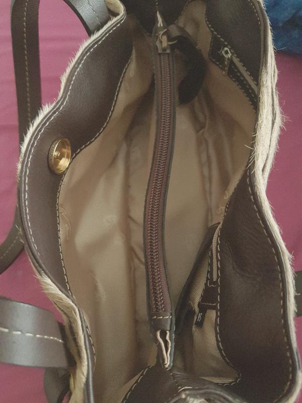 Image 3 of Beautiful Ladies Designer Cowhide Handbag By Coty Of Madrid