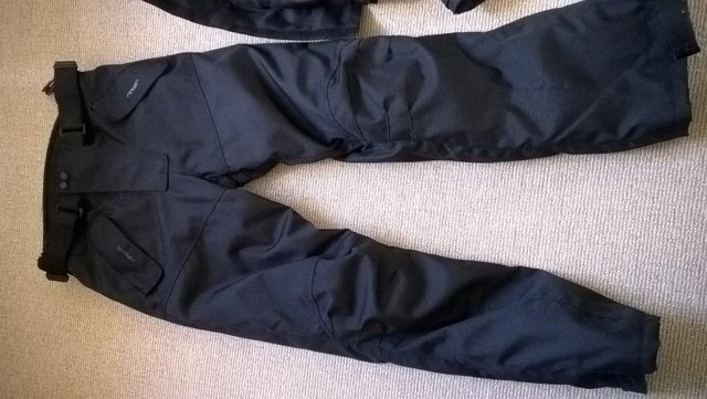Preview of the first image of BRAND NEW MENS/YOUTHS BLACK ARMR MOTO INDI WATERPROOFJEANS.