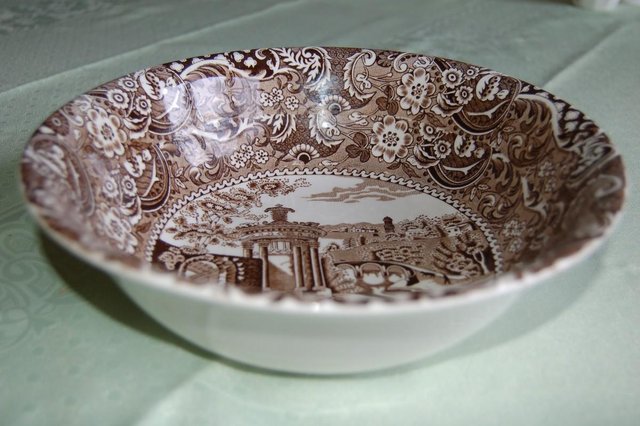 Preview of the first image of Midwinter 'Landscape' Large Serving Bowl, Perfect Condition..