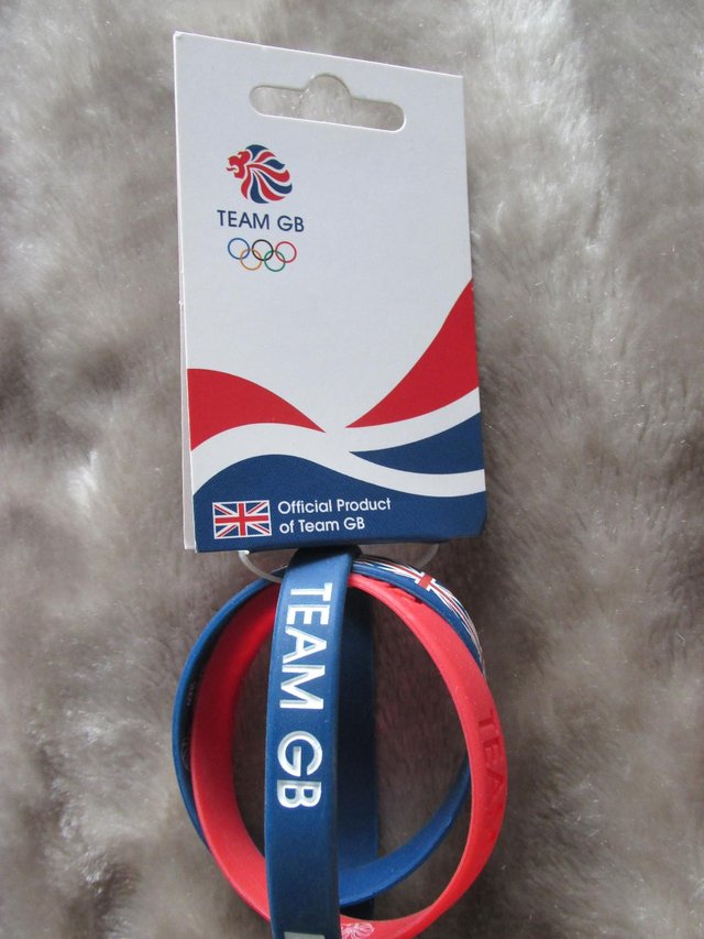 Preview of the first image of OLYMPICS 2012 LONDON TEAM GB SET OF WRSITBANDS BRAND NEW.