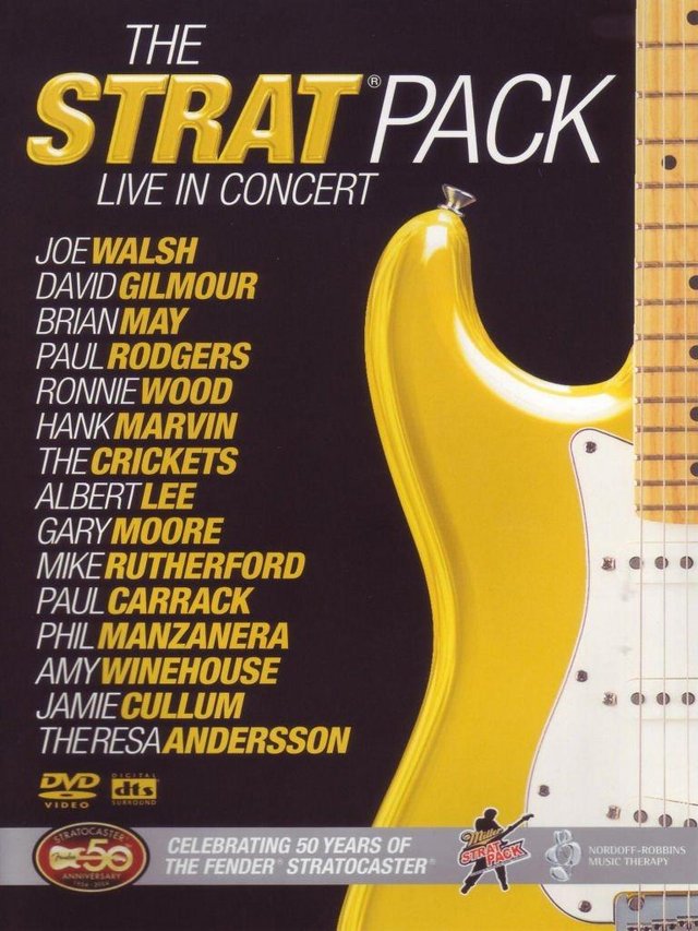 Preview of the first image of The Strat Pack Live DVD.