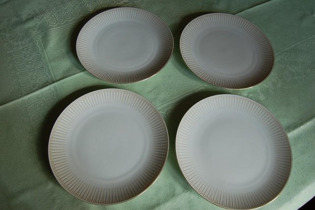 Image 4 of Seltmann Pattern 96 & Blue Doris Plates, Cups & Saucers VGC