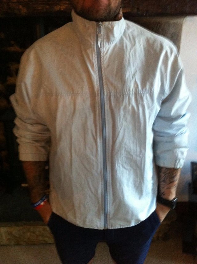 Image 2 of Burberry jacket in baby blue - SALE