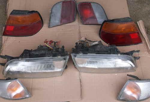 Preview of the first image of Nissan Almera - set of external lights (Mk 1, 1996).