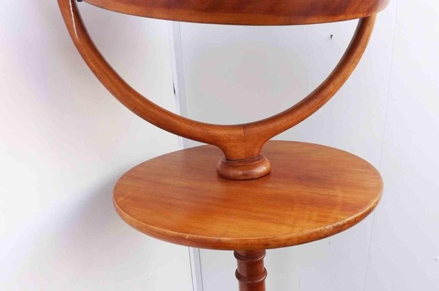 Image 5 of Victorian Gentlemans Shaving stand and mirror in mahogany