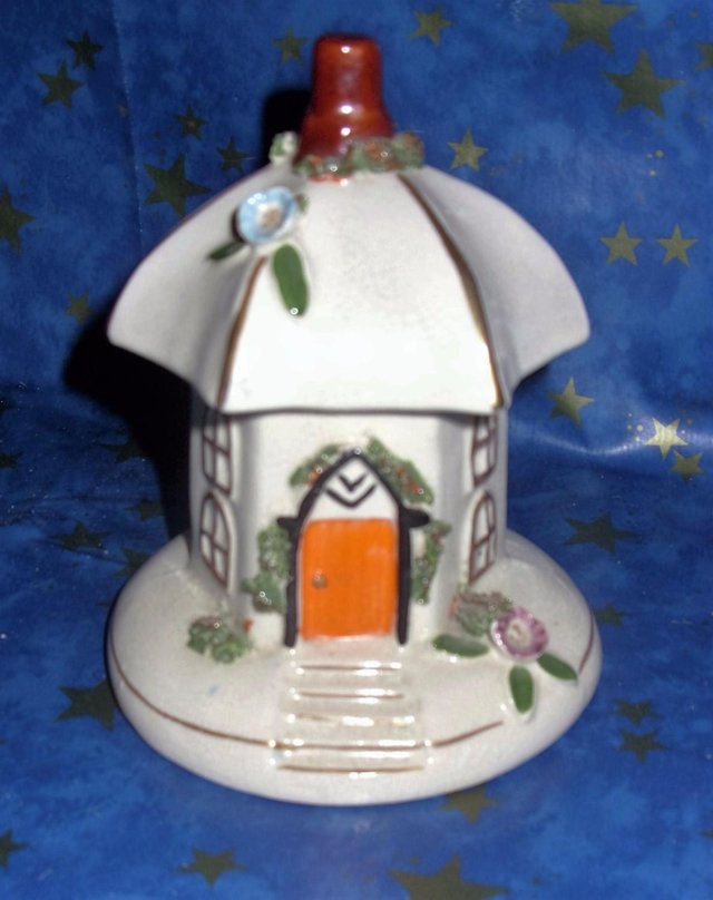 Preview of the first image of Vintage china Cottage  Ornament. unmarked good condition but.