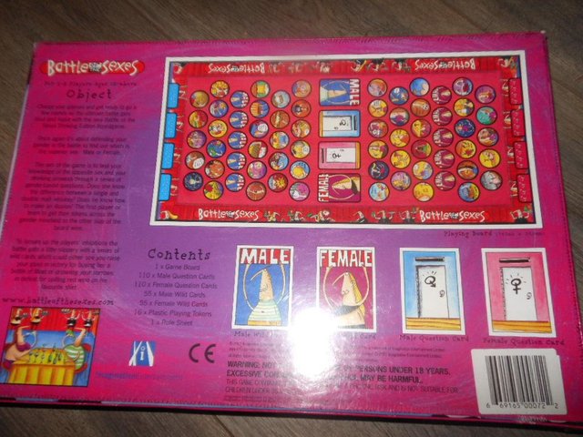 Image 3 of Battle Of The Sexes Board Game New & Sealed ADULT Version
