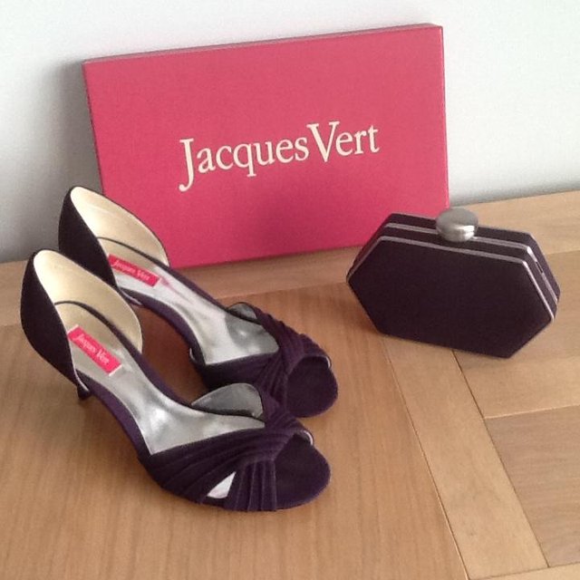 Preview of the first image of Jacques Vert Shoes and matching bag..