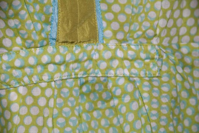 Image 2 of Monsoon Green Cotton Top Size 16
