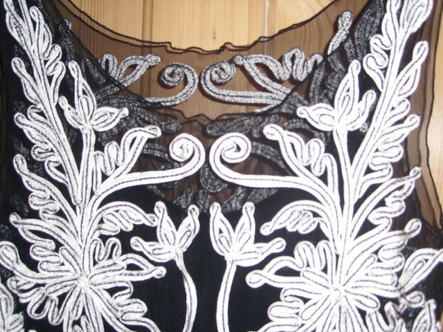 Image 2 of PHASE EIGHT Black & White Dress – Size 10