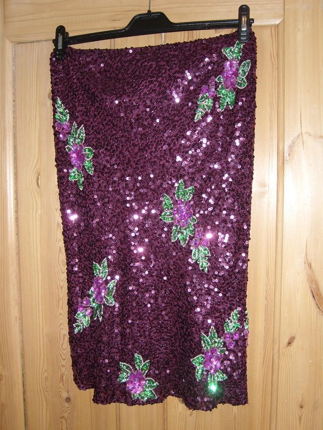Image 3 of Vintage Warehouse Sparkle Skirt – size 12