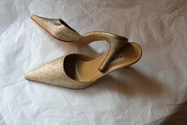 Image 2 of Kaliko Brand - Gold Sparkle Shoes – Size 5 / 38