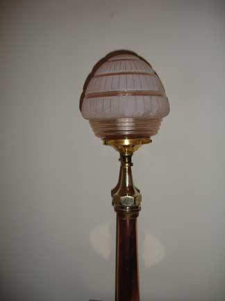 Image 3 of Fireman's Hose Nozzle Lamp with lamp shade