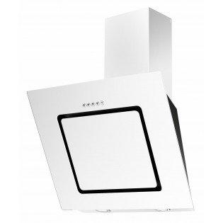 Preview of the first image of COOKOLOGY WHITE 60CM ANGLED GLASS CHIMNEY HOOD-NEW-WOW-FAB*.
