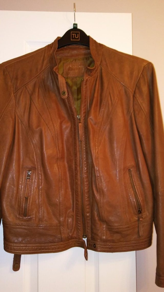 Preview of the first image of Ladies Leather Jacket..