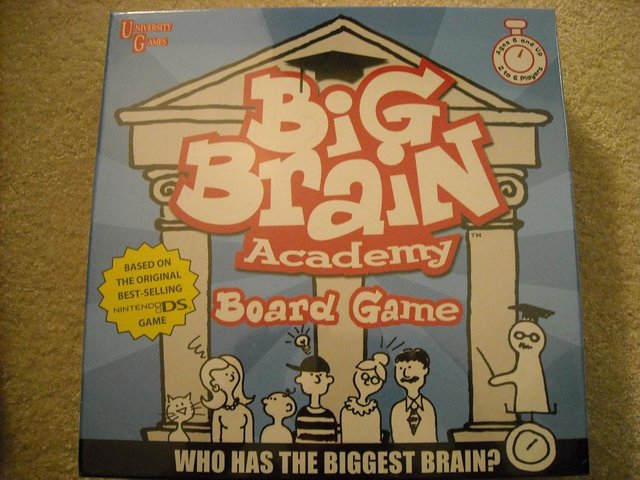 Preview of the first image of Big Brain Academy Board Game NEW, UNOPENED 8+.