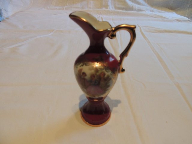 Preview of the first image of Limoges Fragonard Style Pitcher.