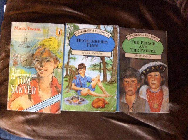 Preview of the first image of Three Children's Paperback Books By Mark Twain.