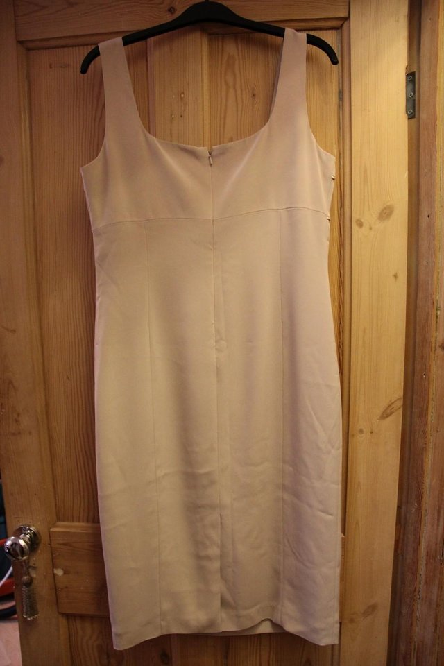 Image 3 of J Taylor Classic Lined Beige Dress Size 12