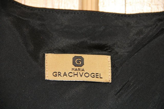 Image 2 of Maria Grachvogel Black Linen Dress – Size 10